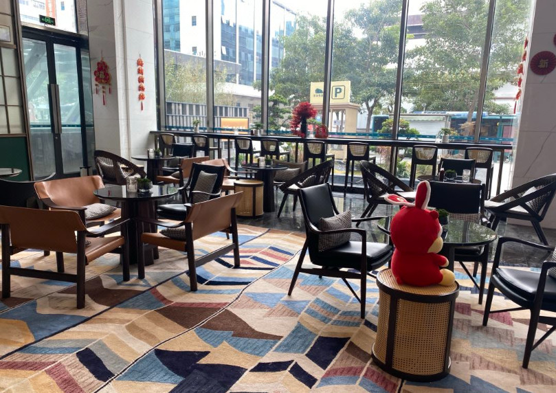 逸扉酒店的大堂